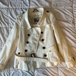 Burberry- Short Gabardine Trench Coat- Gentry Used